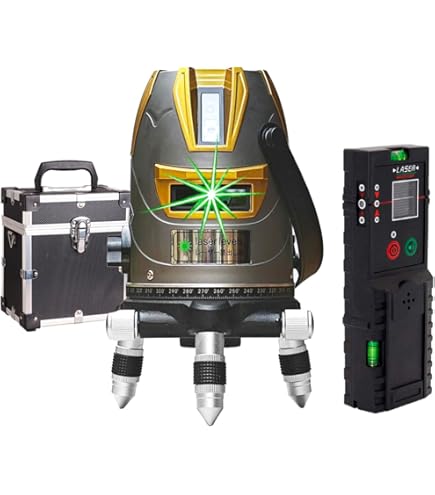 Amazon | FUKUDA 8ライン レーザー墨出し器 EK-789DP 電子自動整準 4